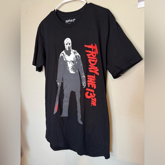 Friday The 13th Jason Voorhees black graphic T-shirt unisex, NEW - Picture 3 of 5